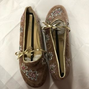 Qupid Jeweled Flats